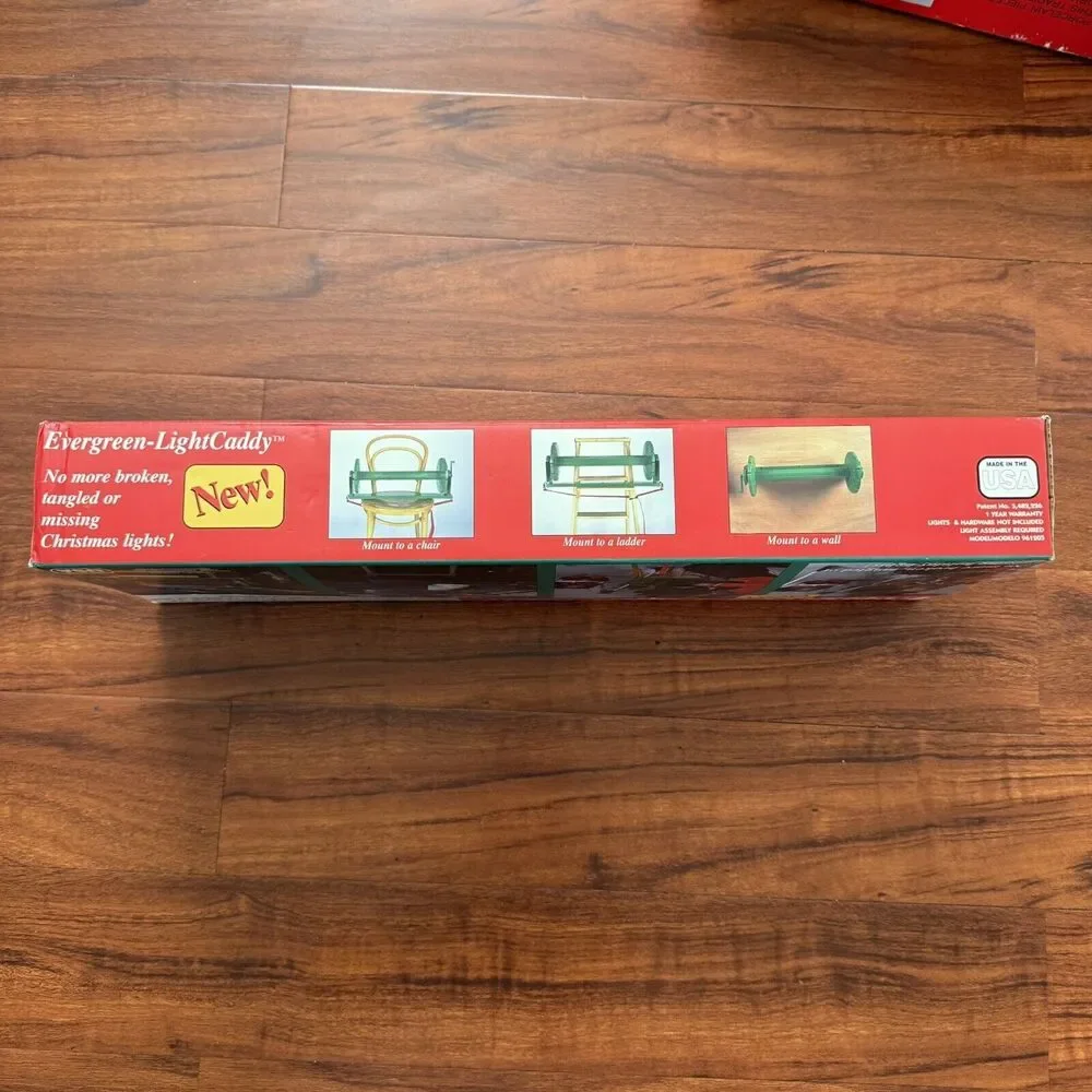 Brand New Vintage Evergreen Light Caddy Storage‎ Christmas Light Strand Holder